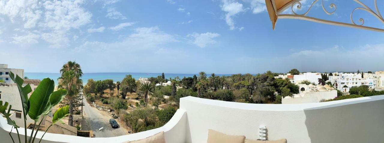 Roof Top Pied Dans L'Eau Panoramic View, 80 Meters From Seaside Hammamet Kültér fotó