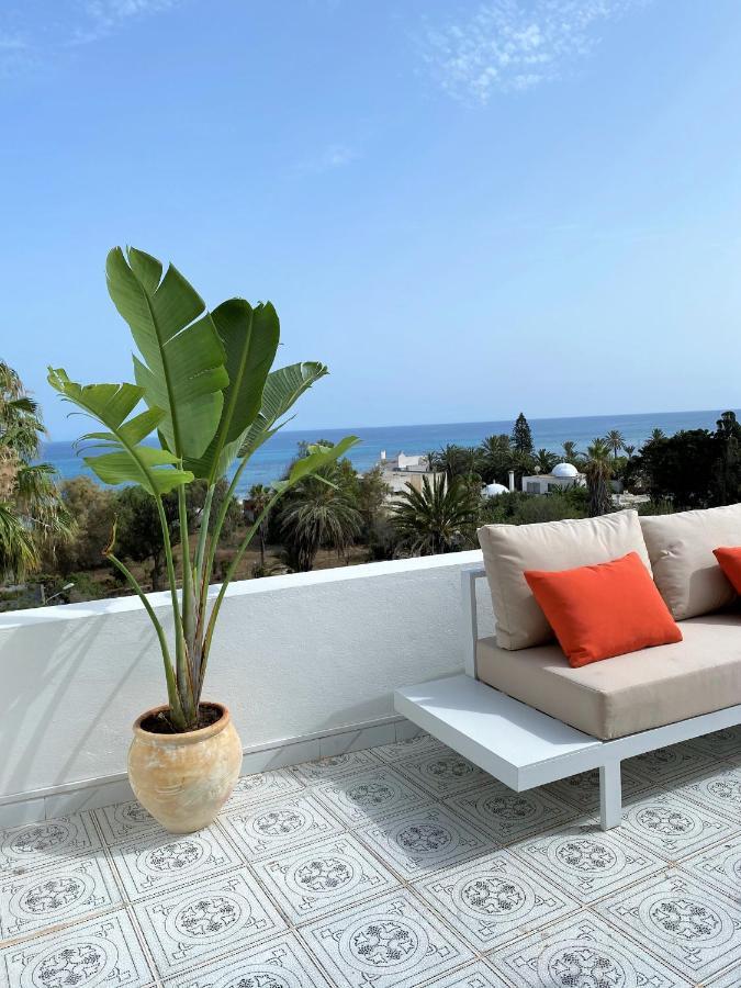 Roof Top Pied Dans L'Eau Panoramic View, 80 Meters From Seaside Hammamet Kültér fotó