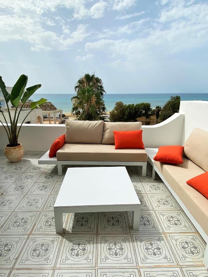Roof Top Pied Dans L'Eau Panoramic View, 80 Meters From Seaside Hammamet Kültér fotó
